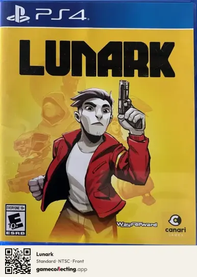 Lunark PlayStation 4, NTSC box front