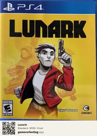 Lunark PlayStation 4, NTSC box front