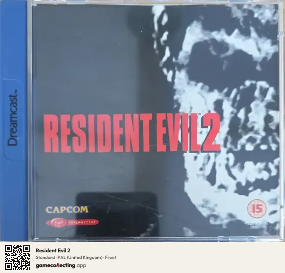 Resident Evil 2 Sega Dreamcast, United Kingdom box front