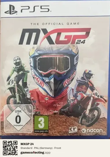 MXGP 24 PlayStation 5, Germany box front