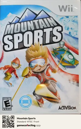 Mountain Sports Nintendo Wii, NTSC box front