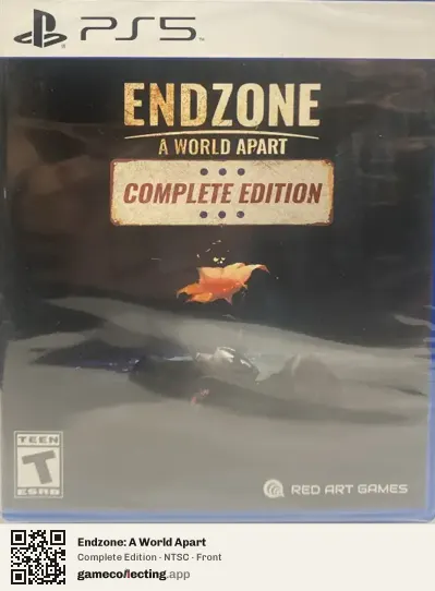 Endzone: A World Apart PlayStation 5, NTSC box front