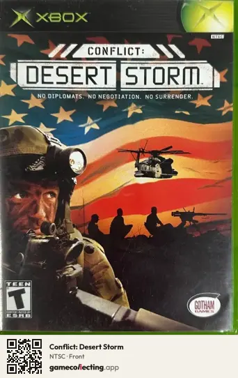 Conflict: Desert Storm Xbox, NTSC box front