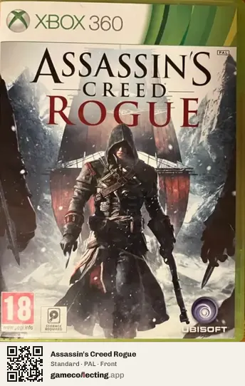 Assassin's Creed Rogue Xbox 360, PAL box front