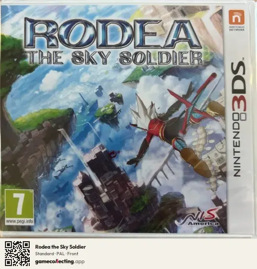 Rodea the Sky Soldier Nintendo 3DS, PAL box front