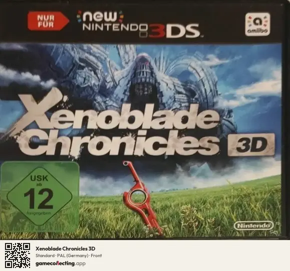 Xenoblade Chronicles 3D Nintendo 3DS, Germany box front