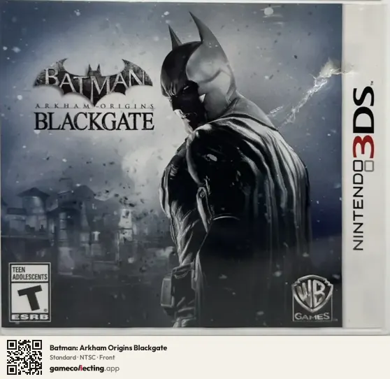 Batman: Arkham Origins Blackgate Nintendo 3DS, NTSC box front