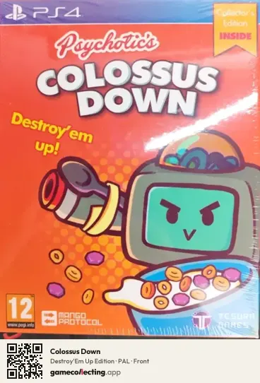Colossus Down PlayStation 4, PAL box front