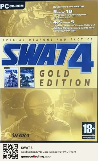 SWAT 4 Computer, PAL box front