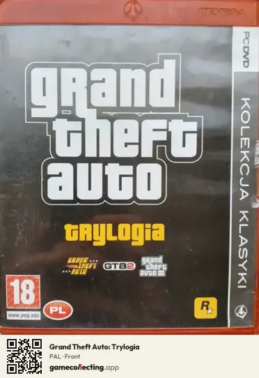 Grand Theft Auto: Trylogia Computer, PAL box front