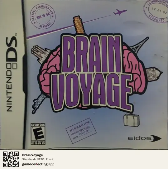 Brain Voyage Nintendo DS, NTSC box front