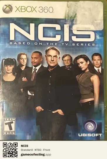 NCIS Xbox 360, NTSC box front