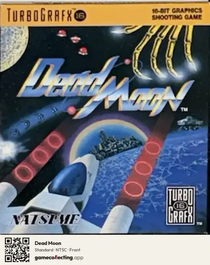 Dead Moon TurboGrafx-16, NTSC box front