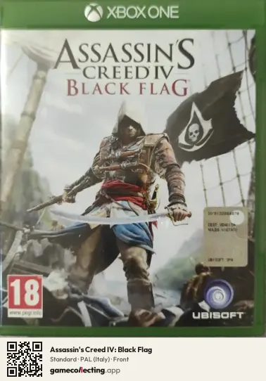 Assassin's Creed IV: Black Flag Xbox One, Italy box front