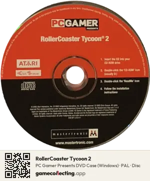 RollerCoaster Tycoon 2 Computer, PAL disc