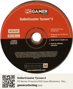 RollerCoaster Tycoon 2 Computer, PAL disc