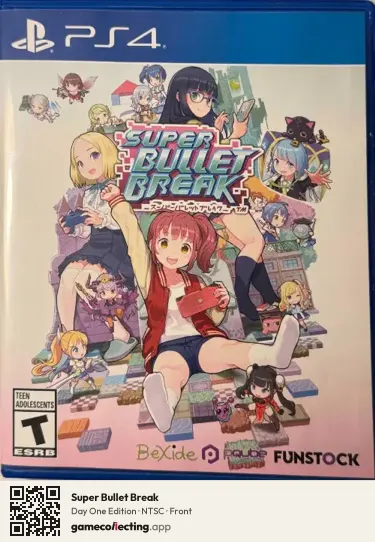 Super Bullet Break PlayStation 4, NTSC box front