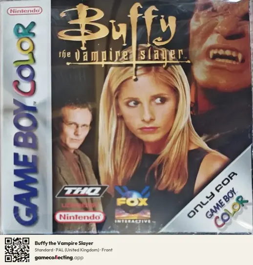 Buffy the Vampire Slayer Game Boy Color, United Kingdom box front