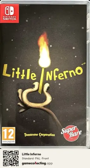 Little Inferno Nintendo Switch, PAL box front