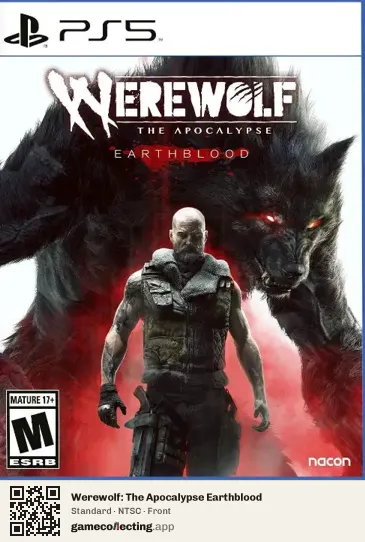 Werewolf: The Apocalypse Earthblood PlayStation 5, NTSC box front
