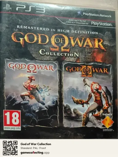 God of War Collection PlayStation 3, PAL box front