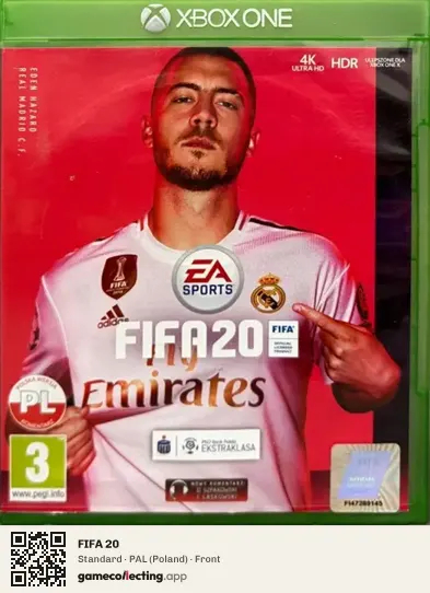 FIFA 20 Xbox One, Poland box front