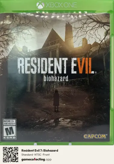 Resident Evil 7: Biohazard Xbox One, NTSC box front
