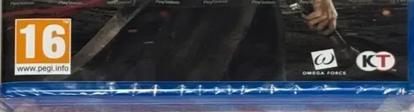 Dynasty Warriors: Origins, the PEGI square on its front