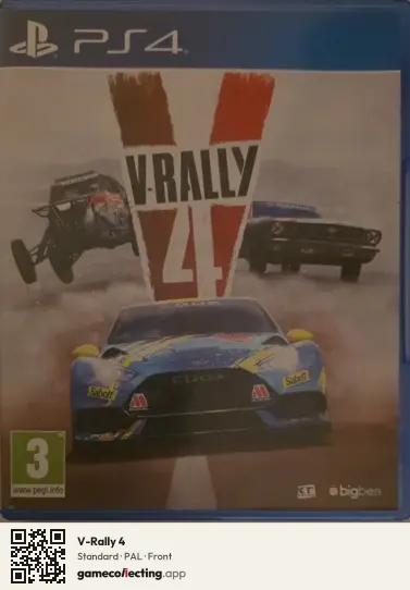 V-Rally 4 PlayStation 4, PAL box front