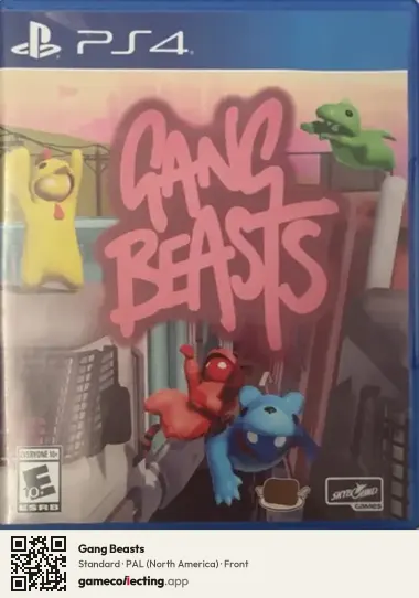 Gang Beasts PlayStation 4, North America box front