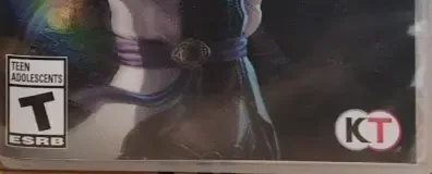 Dynasty Warriors 9 Empires, the ESRB box on its front