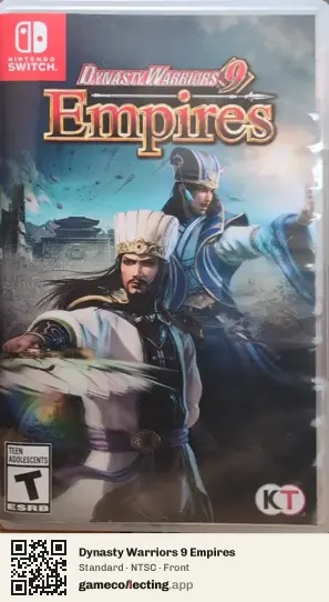 Dynasty Warriors 9 Empires Nintendo Switch, NTSC box front