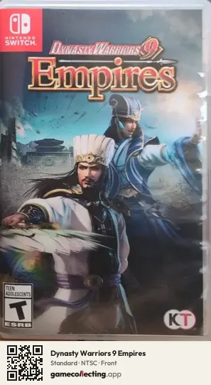 Dynasty Warriors 9 Empires Nintendo Switch, NTSC box front