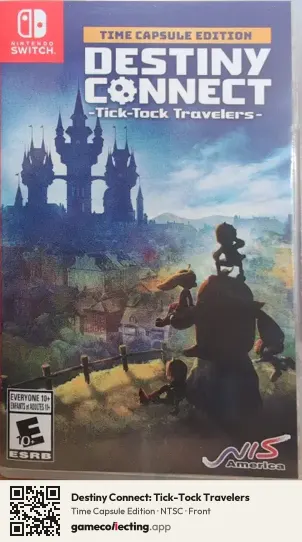 Destiny Connect: Tick-Tock Travelers Nintendo Switch, NTSC box front
