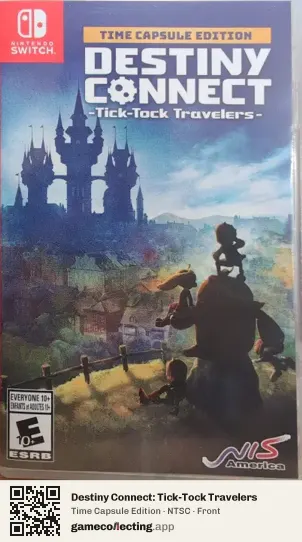 Destiny Connect: Tick-Tock Travelers Nintendo Switch, NTSC box front