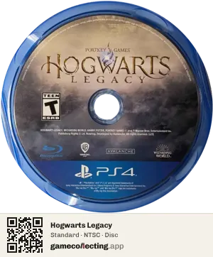 Hogwarts Legacy PlayStation 4, NTSC disc
