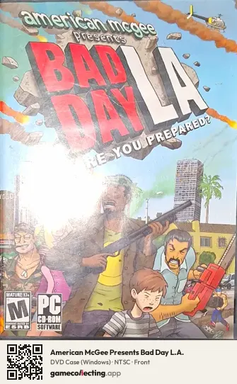 American McGee Presents Bad Day L.A. Computer, NTSC box front