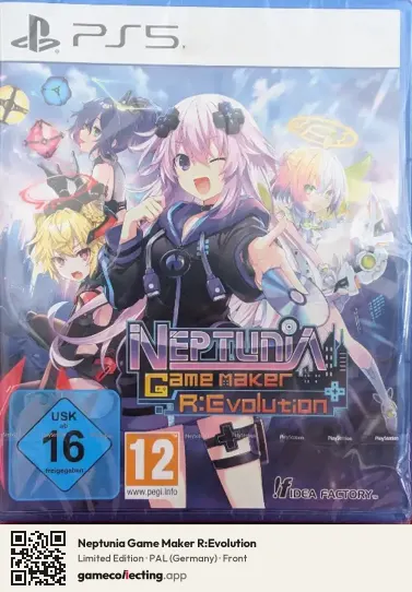 Neptunia Game Maker R:Evolution PlayStation 5, Germany box front