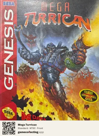 Mega Turrican Sega Mega Drive / Genesis, NTSC box front
