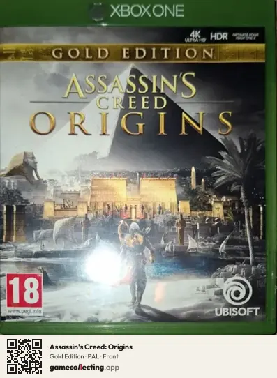 Assassin's Creed: Origins Xbox One, PAL box front