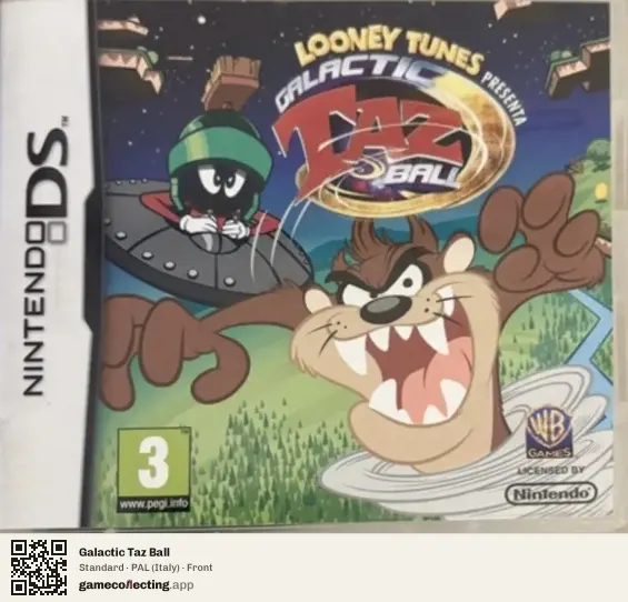 Galactic Taz Ball Nintendo DS, Italy box front