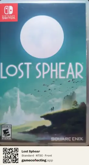 Lost Sphear Nintendo Switch, NTSC box front