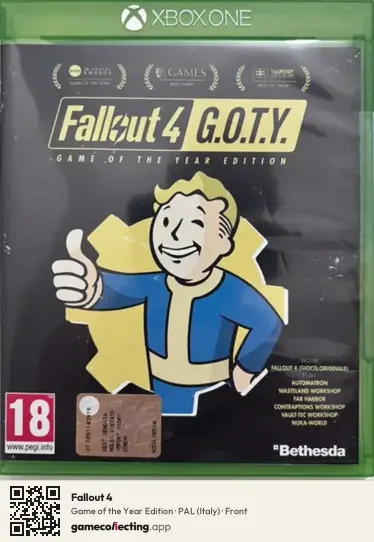 Fallout 4 Xbox One, Italy box front