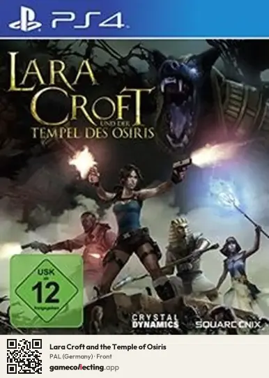 Lara Croft and the Temple of Osiris PlayStation 4, Germany box front