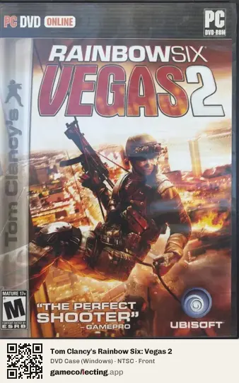 Tom Clancy's Rainbow Six: Vegas 2 Computer, NTSC box front