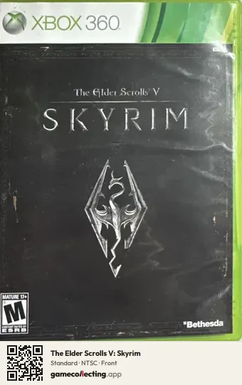 The Elder Scrolls V: Skyrim Xbox 360, NTSC box front