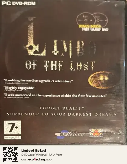 Limbo of the Lost Computer, PAL box front