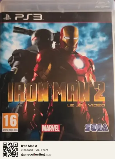 Iron Man 2 PlayStation 3, PAL box front