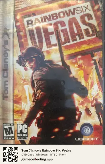 Tom Clancy's Rainbow Six: Vegas Computer, NTSC box front