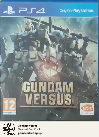 Gundam Versus PlayStation 4, PAL box front